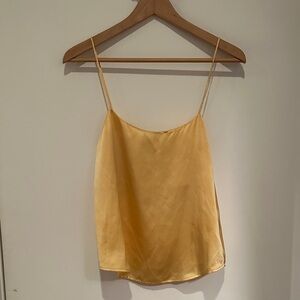 Reformation Silk Cami Tank, Size Small